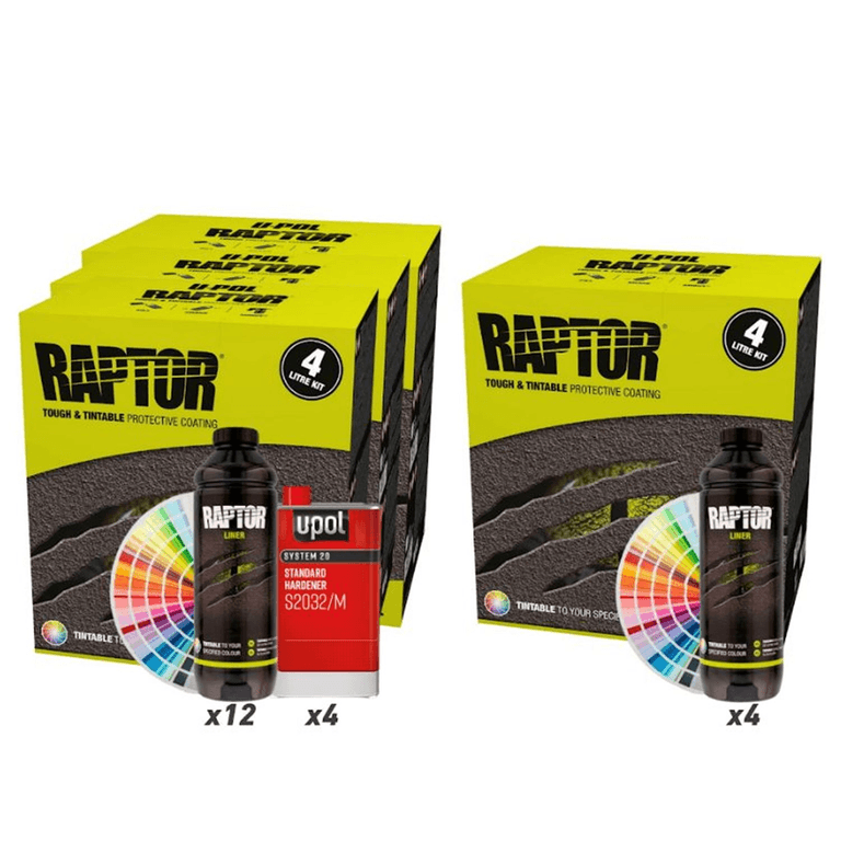Recubrimiento Raptor - Super kit teñible 3 + 1 gratis