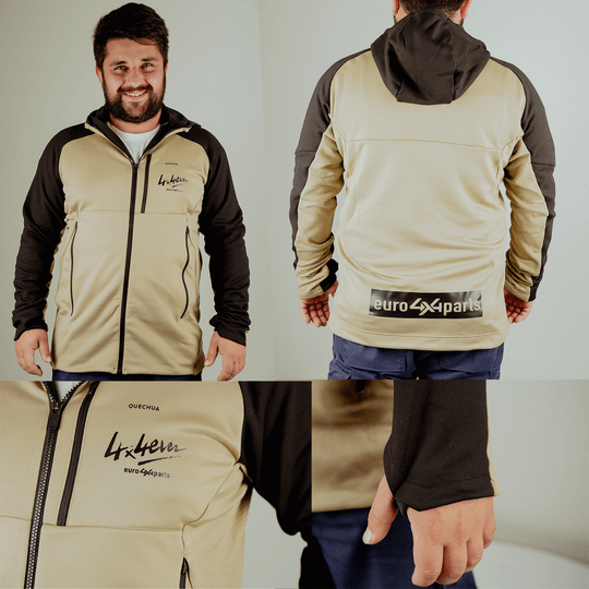 Chaqueta polar de senderismo - hombre / S - Gris/Beige