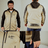 Men's Hiking Fleece Jacket - Size 3XL - Grey/Beige