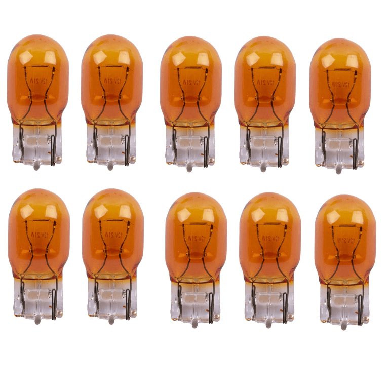 Lights - bulbs - Wedge - T20 - W3x16d - 12V 21W - Amber