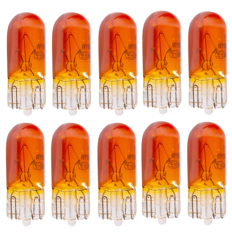 Lights - bulbs - Wedge - T10 - W2,1x9,5D - 12V 5W - Amber