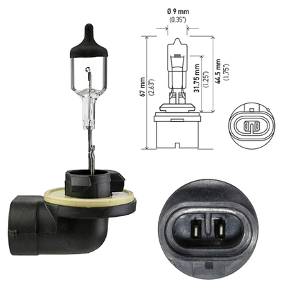 Feux - ampoules - H27 890 - PGJ13 - 12.8V 27W