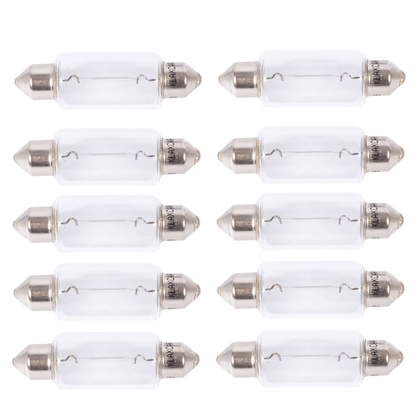 Feux - ampoules - Navette 10X36 C10W - SV8,5 - 12V 10W