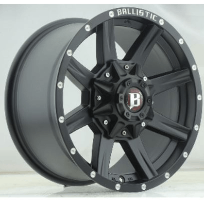 Llanta de aluminio - BALLISTIC 956 Flat Black9x17/6x139.7/ET12/CB106.1