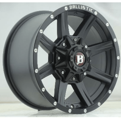 Jante Alu - BALLISTIC 956 Flat Black 9x17/6x139.7/ET12/CB106.1