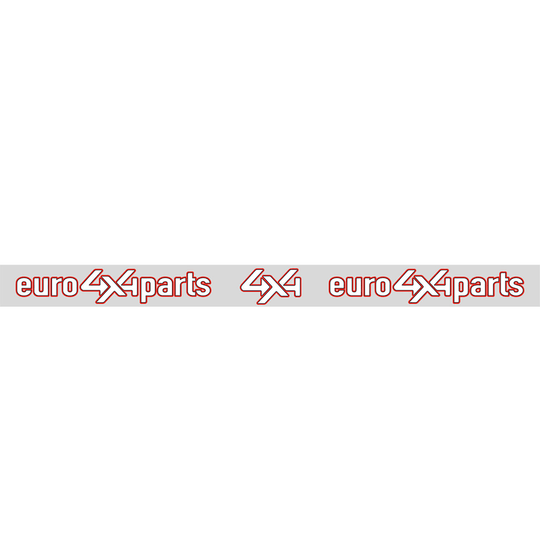 Autocollant - bandeau lettrage 126cm