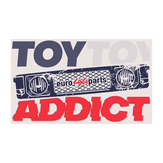 Sticker - Toy addict 20cm