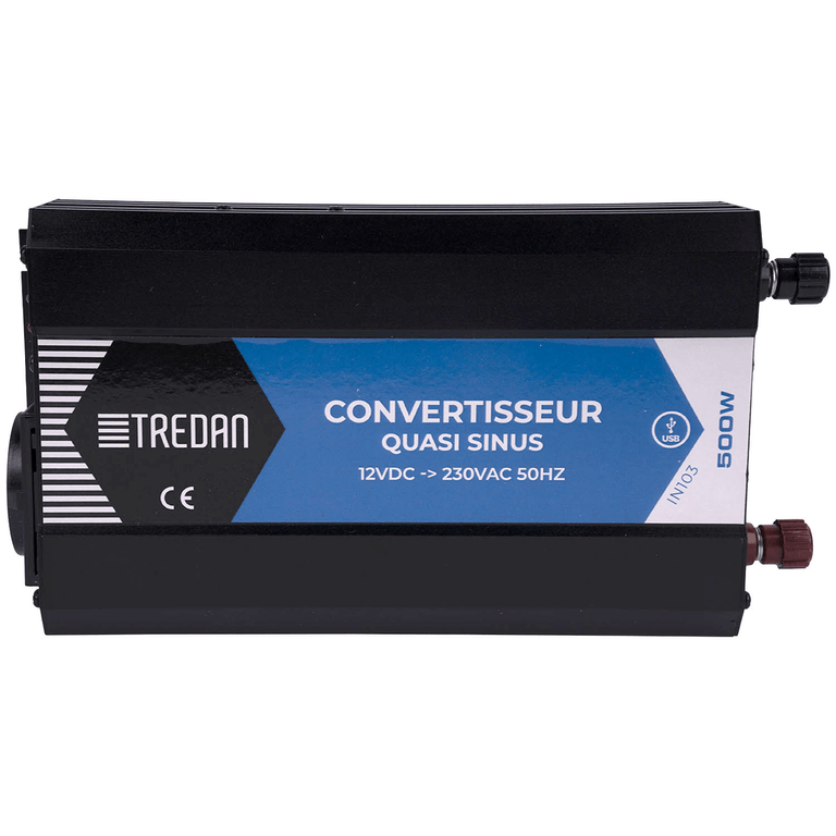 Convertidor de corriente 12V->230V - 500W