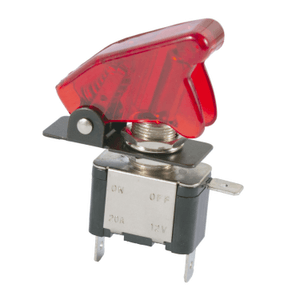 ON/ Off Switch cap rouge with led