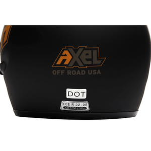 Helmets - AXEL OFF ROAD - CRAWL - BLACK - XXL - 24.8-25.1'
