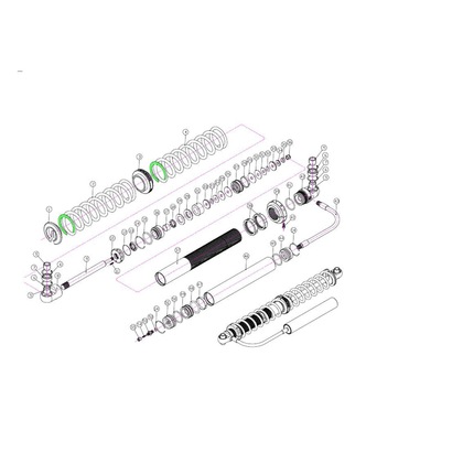 Amortisseur Coilover Profender - cale intermédiaire pour 2.5'