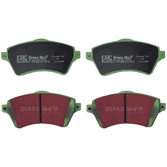 Pads high performance - EBC - Greenstuff