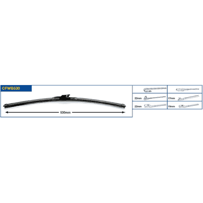 Limpiaparabrisas - Flat Blade 530 mm