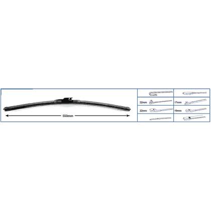 Limpiaparabrisas - Flat Blade 550 mm