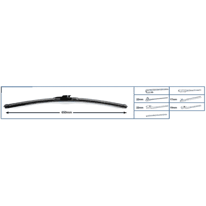 Limpiaparabrisas - Flat Blade 650 mm