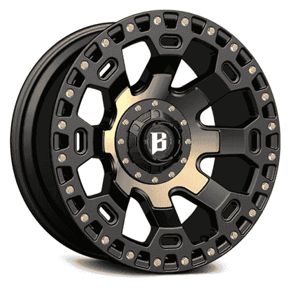 Wheels  alu -BALLISTIC 975 -9 X 20  5x127/139.7  ET12  CB78.1  BLACK &