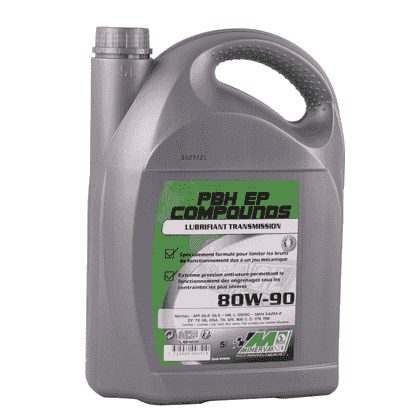 Huile boite et pont Minerva - 80W90 Antibruit GL4/GL5 - 5L