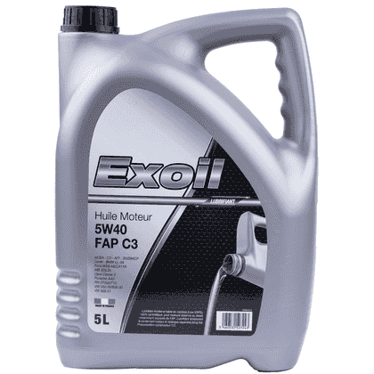 Huile moteur Exoil - 5W40 C3 FAP