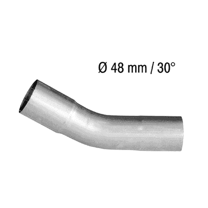 Tube coudés 30°