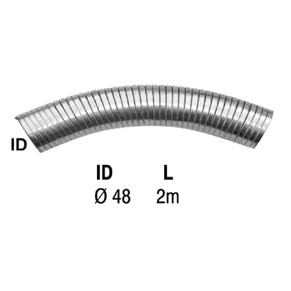 Flexible stainless steel 2m