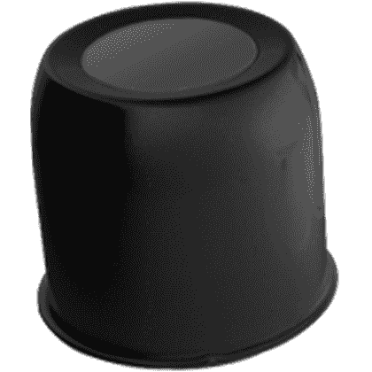Cache-moyeu ferme diamètre 83 mm noir