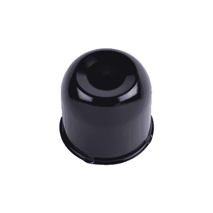 Cache-moyeu fermé diamètre 110 mm noir