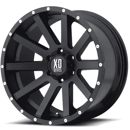 Jante alu - KMC XD818 HEIST SATIN BLACK 8X18 5x120 ET35 CB65.1