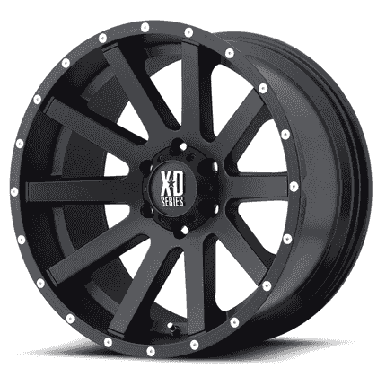 Llanta de aluminio - KMC XD 818 Black - 8x18 / 6x114.3 / +35 / Al66.1