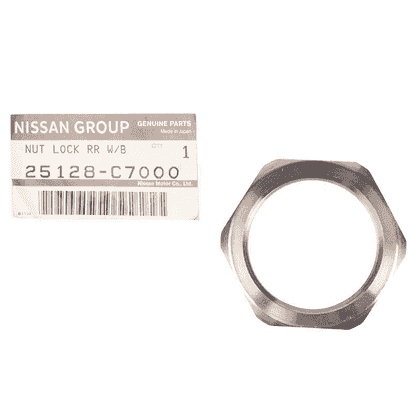 Wheel bearing - nut and locking ring