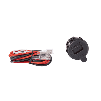 Dual-port USB car charger with Quick technology