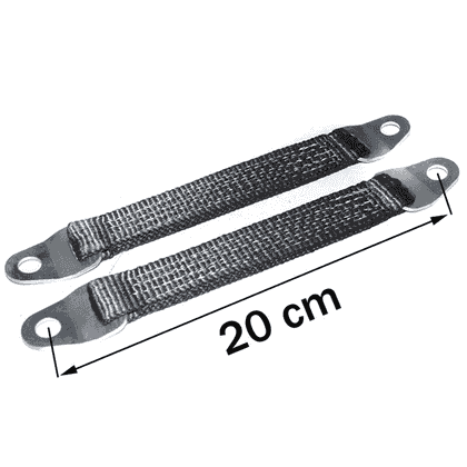 Suspension limiting straps - 20cm (pair) 