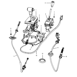Automatic transmission - cable brake interlock