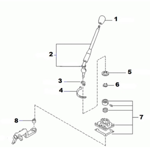 Gear lever - bush gear selection