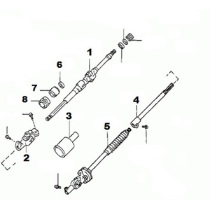 Steering column - intermediate bearing