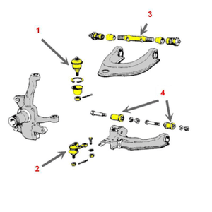 Rotule - inférieure (pivot)