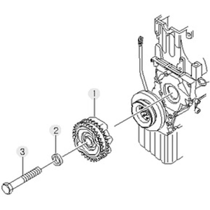 Timing - pulley on injection pump