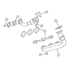 Manifold exhaust - gasket output