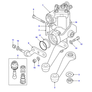 Steering box - bolt and nut