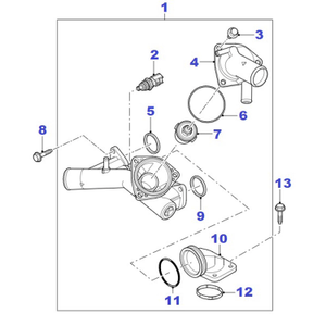 Thermostat - gasket or ring
