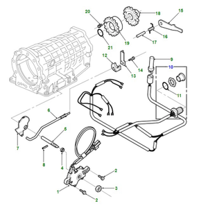 Automatic transmission - sensor and switch
