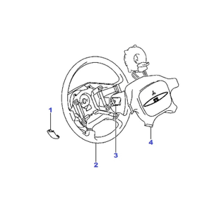 Steering wheel - Airbag module