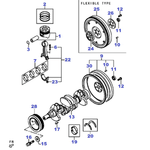 Flywheel - various parts