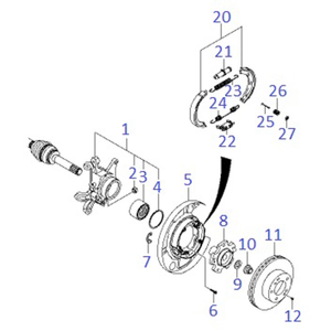Rodamiento de rueda - kit