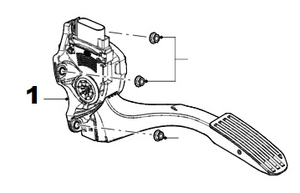 Inyección - Pedal de acelerador / potenciómetro