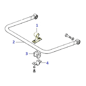 Barra estabilizadora - casquillo soporte (collarín central)