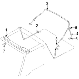 Estructura de capota - kit