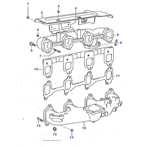 Exhaust manifold - mounting hardware kit