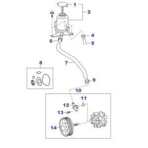 Power steering pump - Rebuild kit