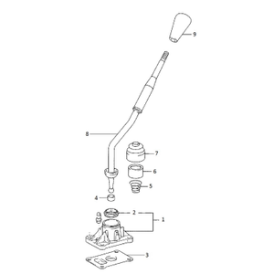 Gear lever - oil deflector