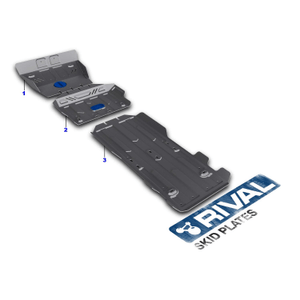 RIVAL skid plate - complete kit: (3 pcs)